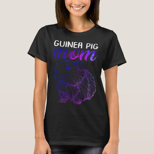 Guinea Pig Mom Cute Furry Potato Cavy Guinea Mom M Tシャツ (正面)