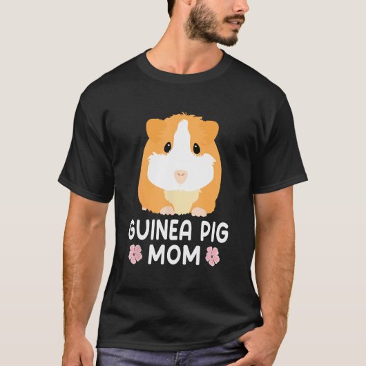 Guinea Pig Mom Guinea Pig Mama Mother Tシャツ (正面)