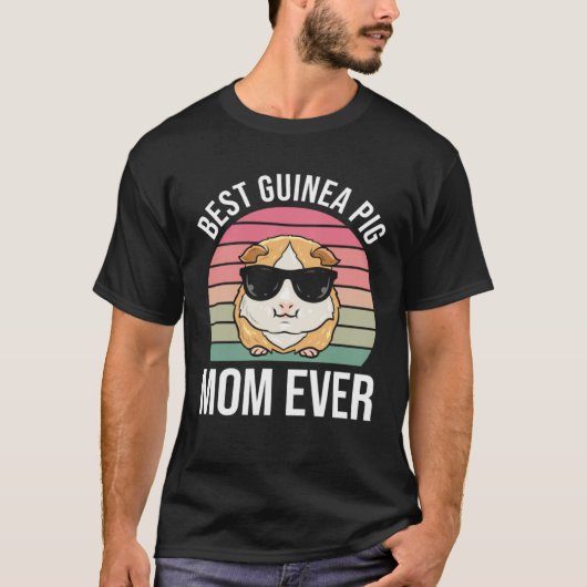Guinea Pig Mom  Guinea Pig Tシャツ (正面)