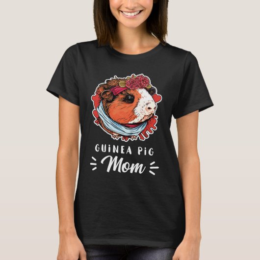 Guinea Pig Mom Outfit for Guinea Piggies Girl   3 Tシャツ (正面)