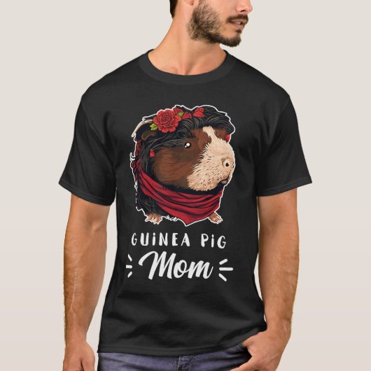 Guinea Pig Mom Outfit for Guinea Piggies Girl Tシャツ (正面)