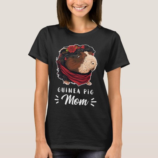 Guinea Pig Mom Outfit for Guinea Piggies Girl Tシャツ (正面)