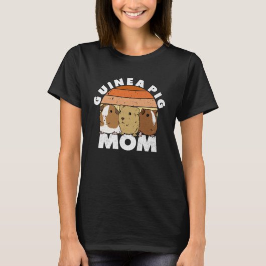 Guinea Pig Mom Tシャツ (正面)