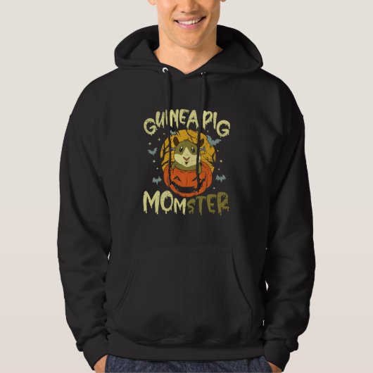 Guinea Pig Momster Halloween Guinea Pigs パーカ (正面)