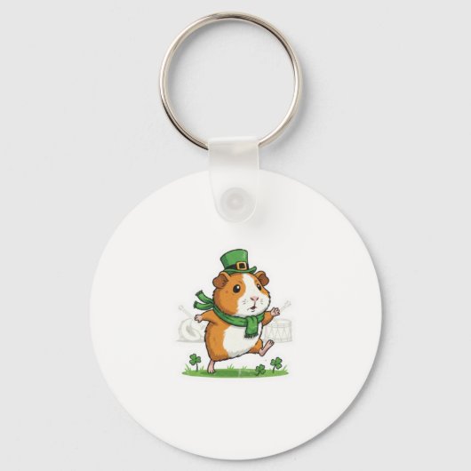 Guinea Pig Parade St.Patrick's Day キーホルダー (正面)