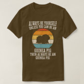 Guinea Pig Pet Peruvian Sheba 501 Tシャツ (デザイン正面)