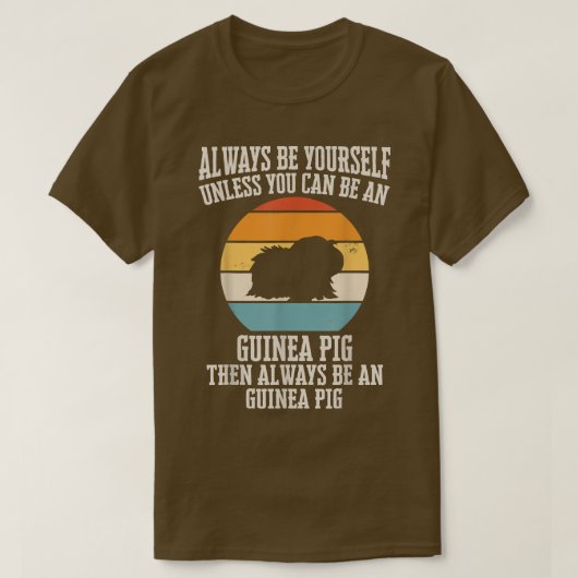 Guinea Pig Pet Peruvian Sheba 501 Tシャツ (デザイン正面)