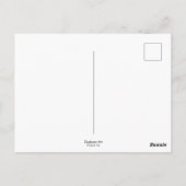 Guinea Pig Rainbow Sympathy with Carnations Name ポストカード (裏面)