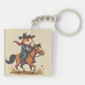 Guinea Pig Riding A Horse キーホルダー (裏面)
