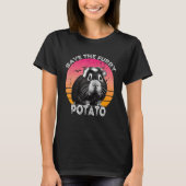 Guinea Pig Save The Furry Potato Tシャツ (正面)