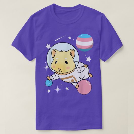 Guinea Pig Space Trans Pride  Tシャツ (デザイン正面)