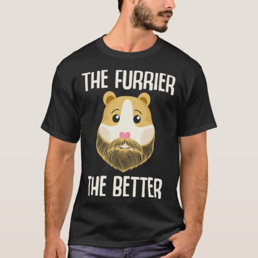 Guinea Pig  The Furrier the Better Tシャツ (正面)