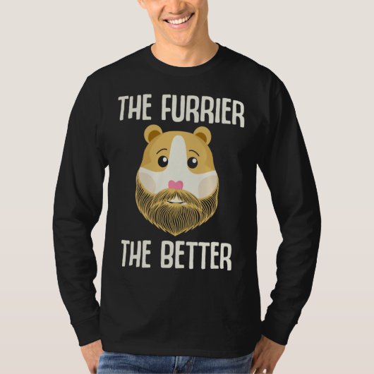 Guinea Pig  The Furrier the Better Tシャツ (正面)