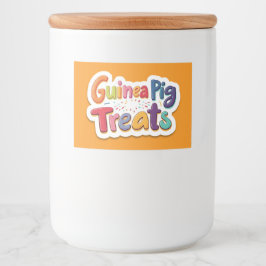 Guinea pig treats フードラベル