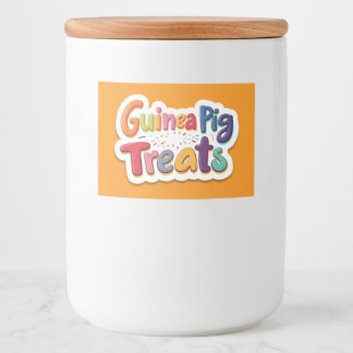 Guinea pig treats フードラベル