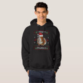 Guinea Pig Ugly Christmas Sweater Merry Pigmas パーカ (正面フル)
