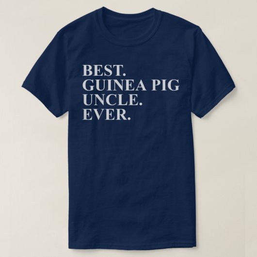 Guinea Pig Uncle Apparel Novelty Funny Uncles Des Tシャツ (デザイン正面)