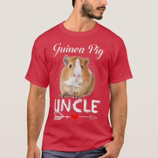 Guinea Pig Uncle Costume Clothing Cute Guinea Pig Tシャツ
