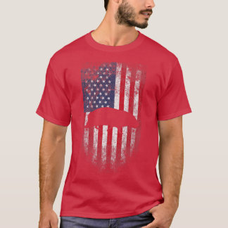Guinea Pig USA米国国旗7月4日プレミアム Tシャツ