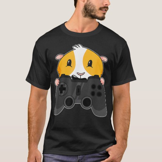 Guinea Pig Video Games Furry Potato Domestic Cavy Tシャツ (正面)