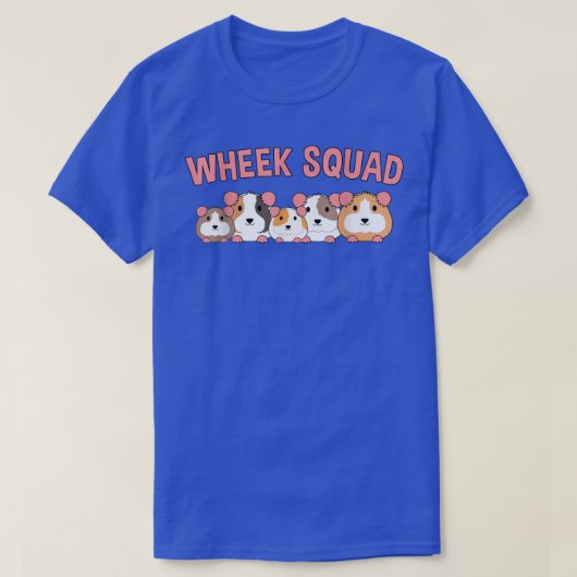 Guinea Pig Wheek Squad Tシャツ (デザイン正面)