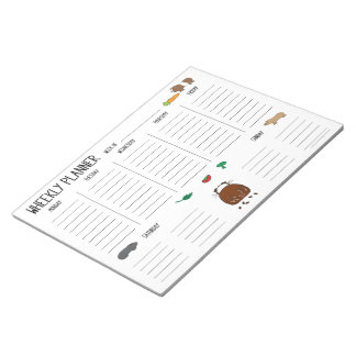 Guinea Pig Wheekly (Weekly)プランナー一覧 ノートパッド