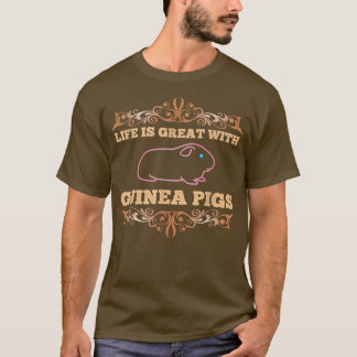 Guinea Pigs Animal Lover Guinea Pig Owner Design I Tシャツ