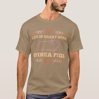 Guinea Pigs Animal Lover Guinea Pig Owner Design I Tシャツ