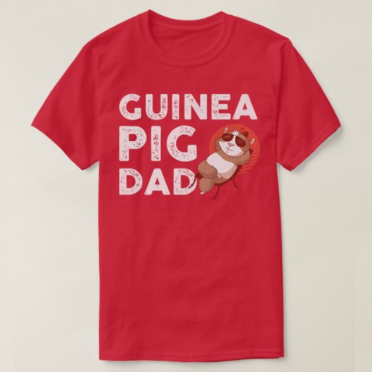 Guinea Pigs Dad Premium  Tシャツ (デザイン正面)