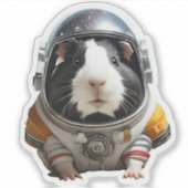 Guinea Pigs in Space! Astronaut Explorer シール (正面)
