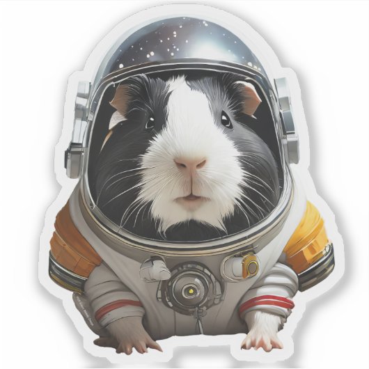 Guinea Pigs in Space! Astronaut Explorer シール (正面)