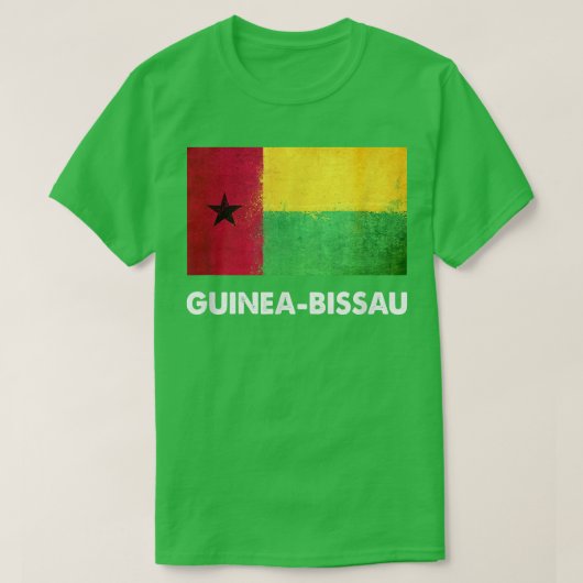 GuineaBissauan GuineaBissau Flag  Tシャツ (デザイン正面)