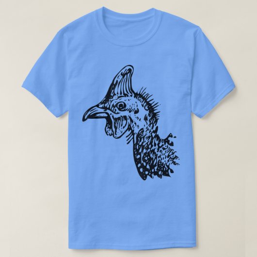 Guineafowl Guinea Hen Bird  Tシャツ (デザイン正面)