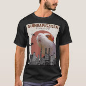 Guineapigzilla Funny Guinea Pig  Gift  Tシャツ (正面)