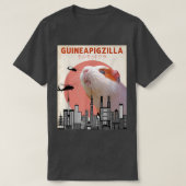 Guineapigzilla Funny Guinea Pig Tシャツ (デザイン正面)