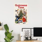 Guinness Christmas Poster Print Vintage John ポスター (ホームオフィス)