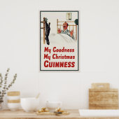 Guinness Christmas Stocking Poster Print  John ポスター (キッチン)