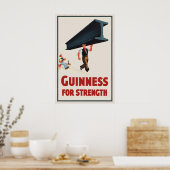 Guinness For Strength Poster Print  John Gilroy ポスター (キッチン)