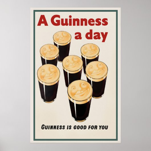 Guinness is Good for You Poster Print John Gilroy ポスター (正面)