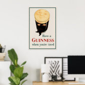 Guinness Pint Poster Print John Gilroy Vintage ポスター (ホームオフィス)