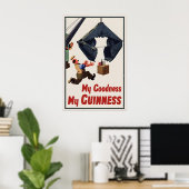 Guinness Poster Print  John Gilroy Vintage Irish ポスター (ホームオフィス)
