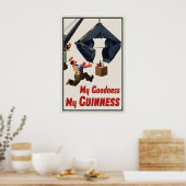 Guinness Poster Print  John Gilroy Vintage Irish ポスター (キッチン)