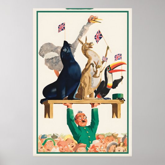 Guinness Poster Print  John Gilroy Vintage Irish ポスター (正面)