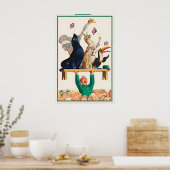 Guinness Poster Print  John Gilroy Vintage Irish ポスター (キッチン)