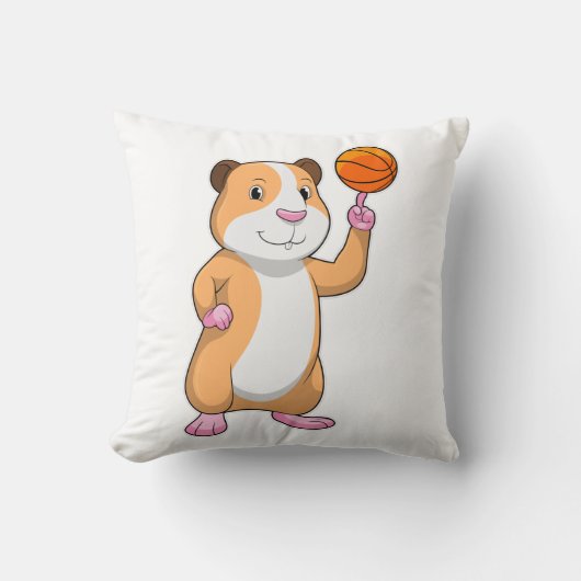 Guinpig as Basketball.pn クッション (正面)