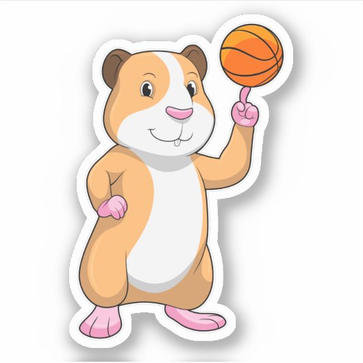 Guinpig as Basketball.pn シール (正面)