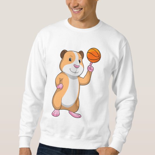 Guinpig as Basketball.pn スウェットシャツ (正面)
