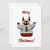 Guirlande Christmas monster シーズンカード (正面/裏面)