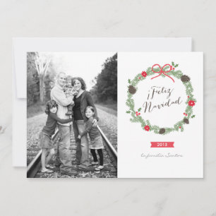 Guirnalda de Navidad Tarjeta de Navidad シーズンカード