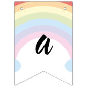 Guirnalda feliz cumpleaños dibujo de Arco Iris バンティングフラッグ (第2の旗)